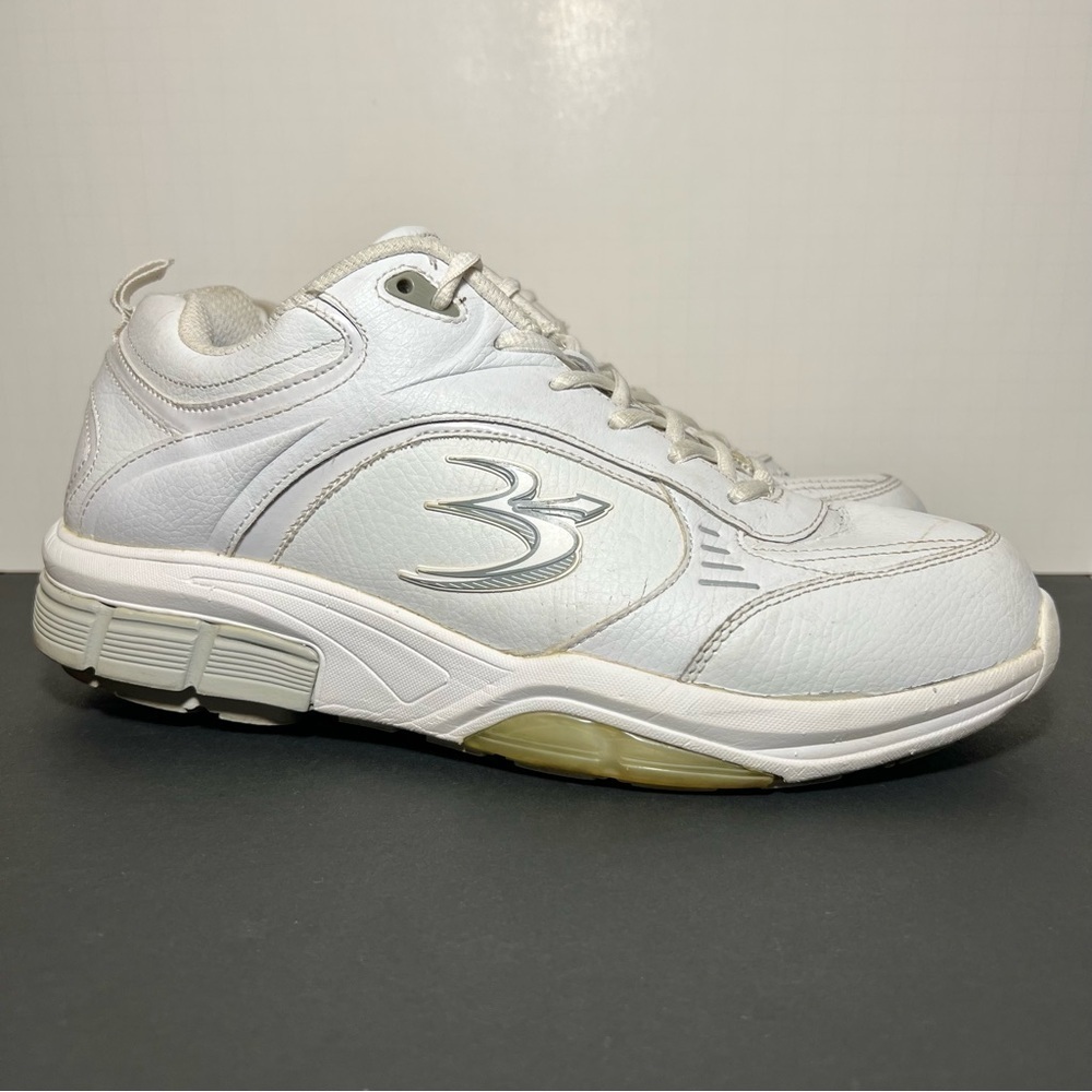 Mens G DEFY Gravity Defyer White Comfort Athletic Shoes / Size 10